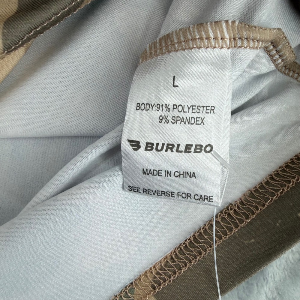 Burlebo Mens Performance Hoodie Large Retro Duck Camo UPF 50 SunNWT - Picture 4 of 9
